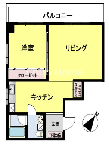 リレント第2三ノ輪の間取り|角部屋住戸につきまして日当り・通風良好。新規リノベーション施工が完了致しましたのでいつでも内覧が可能です。
