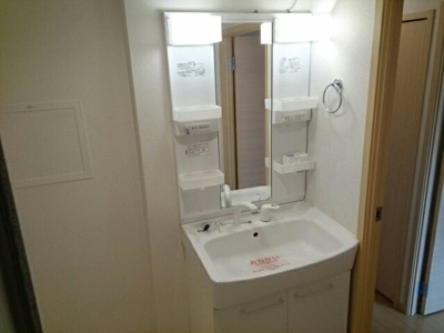 【洗面所】 | ウエスト　カーサ | スペースが確保できる洗面所です