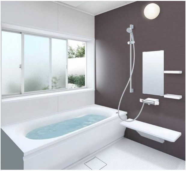 クレイドルガーデン　東区藤見町第１　全１棟の浴室|完成イメージ写真です