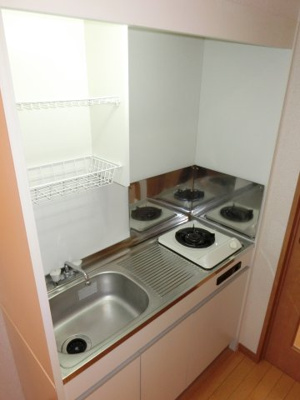 【キッチン】 | 吉野町ワンルームマンション | きれいなキッチンです