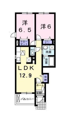 メゾン　ド　プロバンス　Ａの間取り