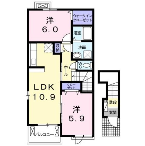 Ｓｕｎｎｙ　Ｈｏｕｓｅ　輝　Ｃの間取り