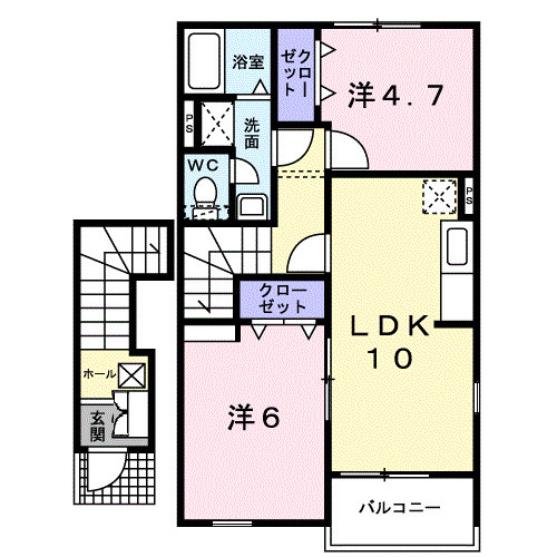 【間取り】 | ゴールデンパールＡ