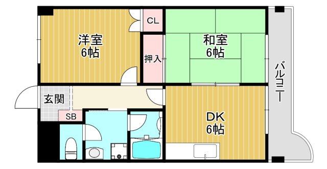 【間取り】 | アペックスハイム守口