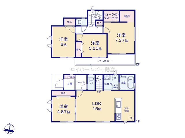 【間取り】 | 小牧市小牧１丁目137『仲介料無料』新築戸建て | A号棟