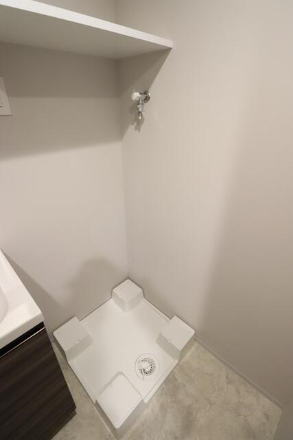 ガリシアレジデンス品川パークサイドの設備|洗濯機置き場です