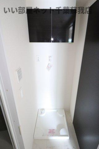 メルヴェール　コリーヌの洗面所|室内洗濯機置場