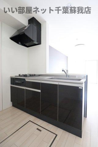 メルヴェール　コリーヌのキッチン|コンパクトなキッチンで掃除もラクラク