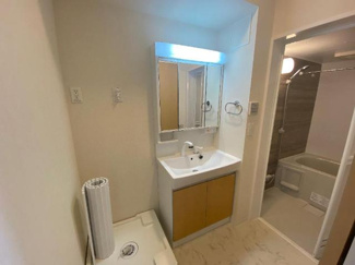 【洗面所】 | アリュール阿見 | 洗髪洗面化粧台