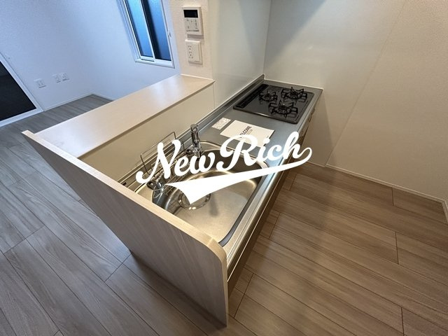 伊勢崎市東小保方町のアパートのキッチン