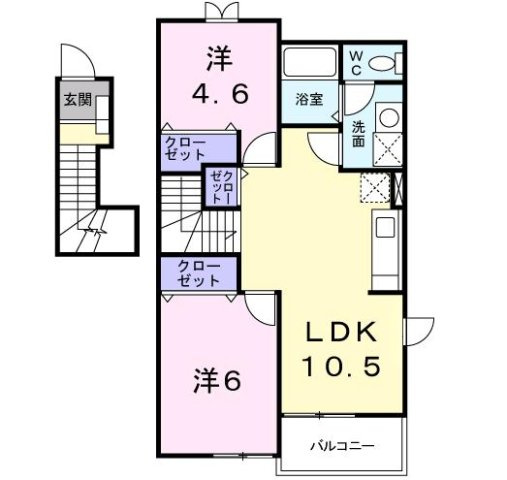 【間取り】 | アビタシオンＮⅠ