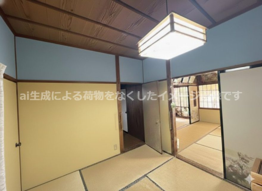 南アルプス市田島　中古住宅の和室|1階
AI生成のイメージ画