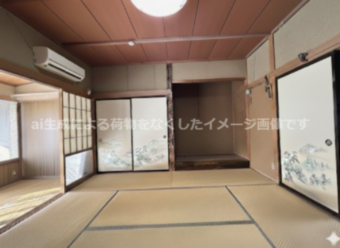 南アルプス市田島　中古住宅の和室|1階
AI生成のイメージ画