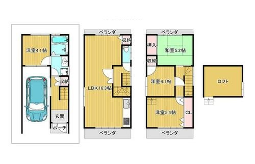 渚栄町　中古一戸建ての間取り|間取り図はいかがですか？ご希望を叶える間取りですか？リビングの広さは？水回りの位置は？カウンターキッチン？など色々な情報が集約されています。弊社ではリフォームなどのご相談も承っております。