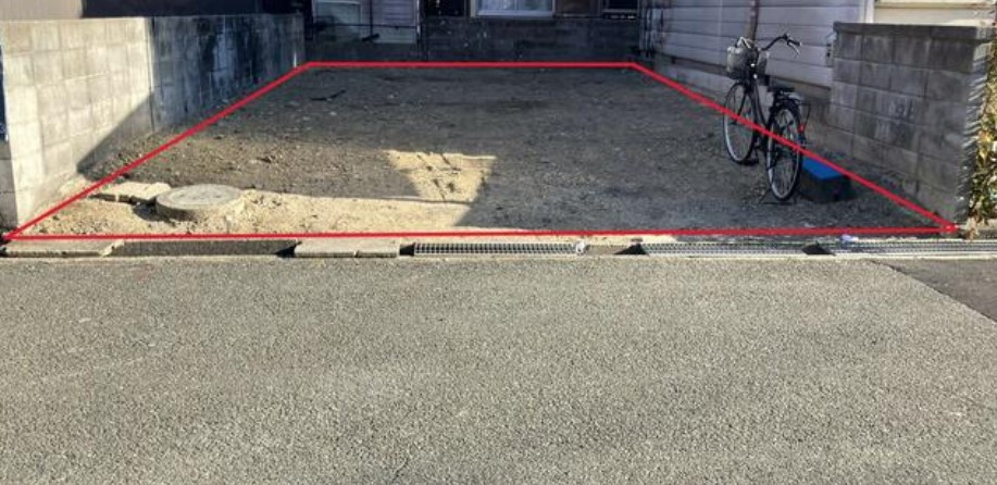 野洲市栄　売土地の外観