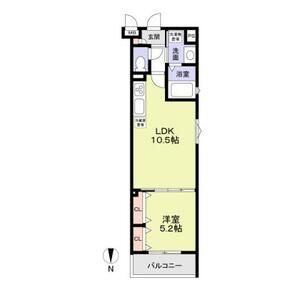 フォレストクリエオーレ枚岡弐番館の間取り