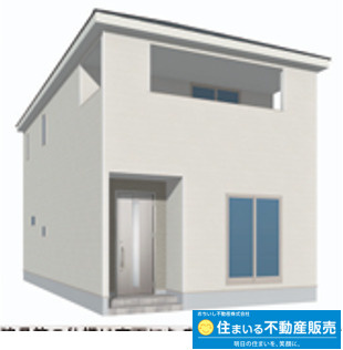 福岡市西区野方第１５　1号棟の外観パース