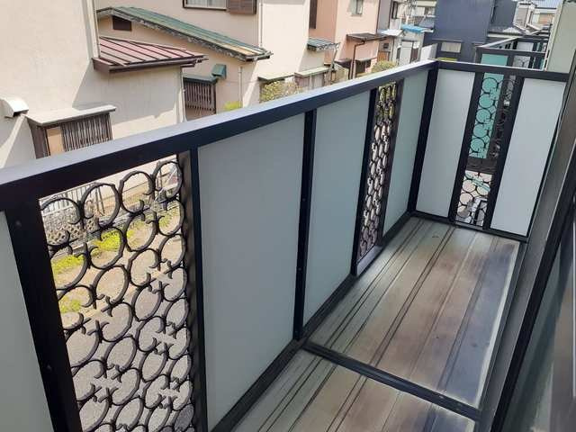グリーンビレッジＡのバルコニー