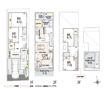 【間取り】 | 世田谷区世田谷1丁目