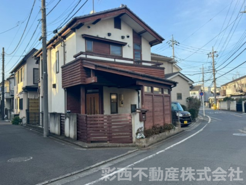 所沢市緑町中古戸建の前面道路含む現地写真