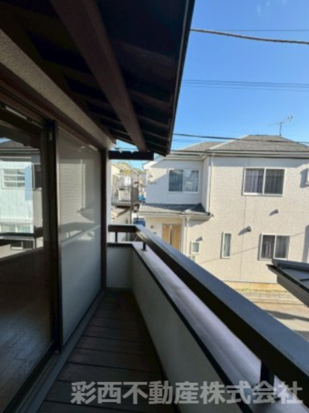 所沢市緑町中古戸建のバルコニー