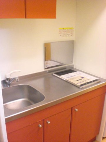 レオパレス嵯峨野のキッチン|コンロの仕様が異なる場合があります