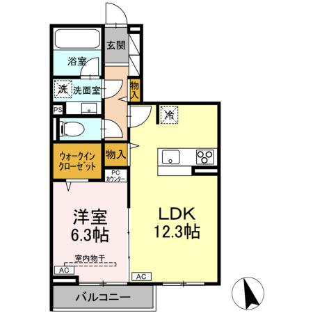 【間取り】 | DRESIDENCE府中西府町
