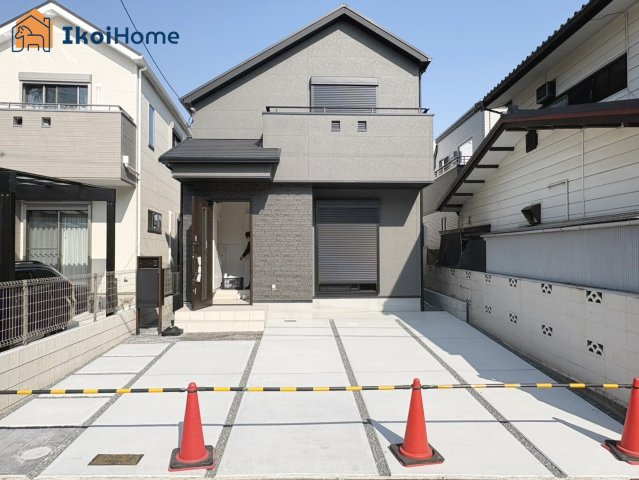 明石市朝霧町　新築戸建の外観|【ホームページに現地動画掲載中】●年中無休：当日予約可●JR・山電の2WAY！並列2台駐車！設備充実