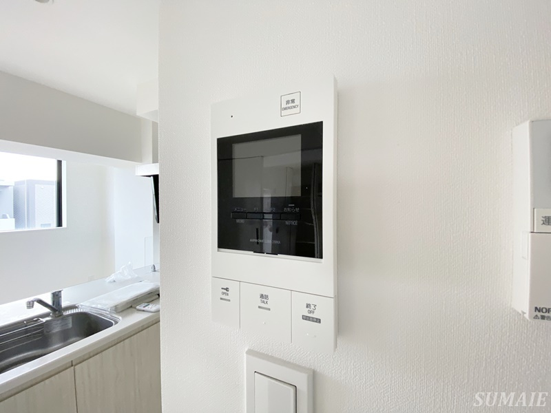 ＳＰコート尾久ノースのセキュリティ|モニター付きインターホンです☆