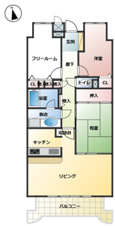 【間取り】 | ファミール上福岡