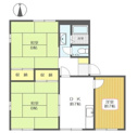 【間取り】 | 広々とした3DK！