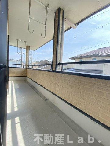 ハウスおがわのバルコニー