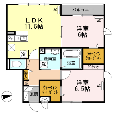 【間取り】 | ローズスクエア府中