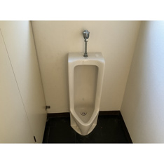 落ち着いた色調のトイレです