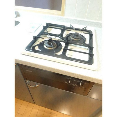 【キッチン】 | ＯＬＩＯ神田 | 2口ガスコンロ 