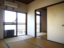 和室がひろがる居住スペース