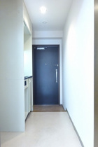 落ち着いた玄関です