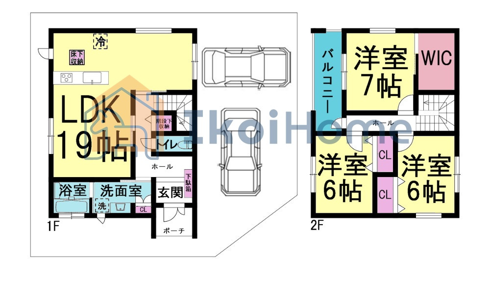 明石市二見町福里　中古戸建の間取り|【ホームページに現地動画掲載中】●年中無休：当日予約可●全居室6帖以上のゆったり3LDKの間取りです