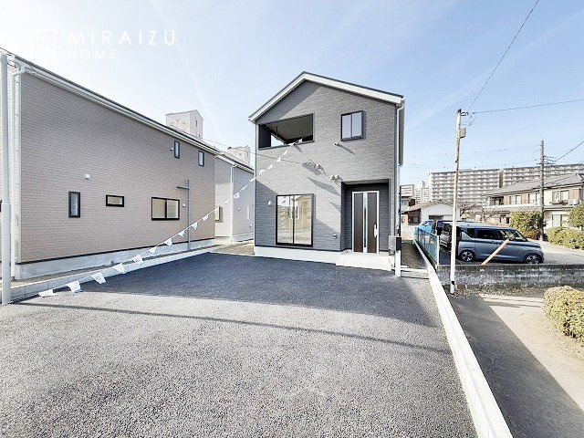 【外観】 | 陽の光をたっぷりと浴びながら気持ち良く生活が出来ます。夢のマイホーム、夢ではなく実現出来ます！見学・ご相談等、お気軽にご連絡下さい。