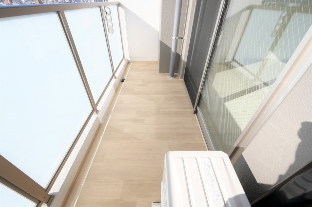 グランディール大今里のバルコニー