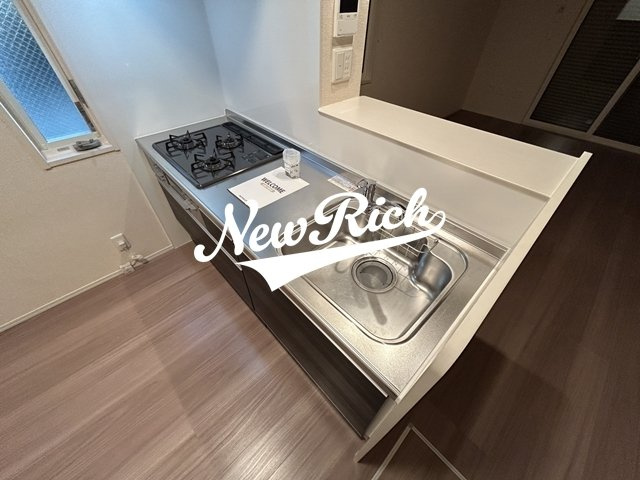 伊勢崎市東本町のアパートのキッチン