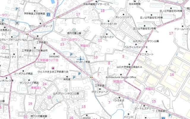 シンセリティ常盤の地図