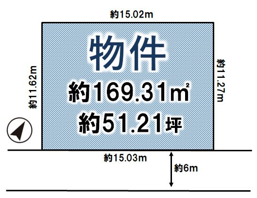 野木町丸林の土地図