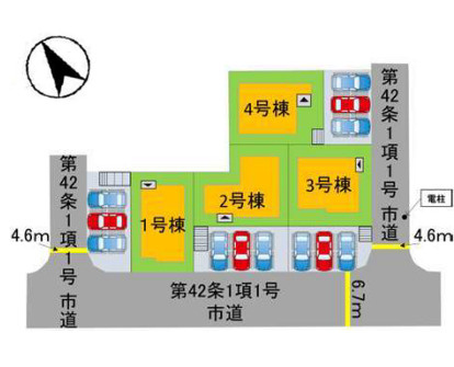 【区画図】 | 春日市大谷5丁目3期　1号棟（全1棟）【仲介手数料無料・0円】 | 区画図です。