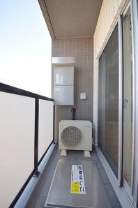 ベルシード東向島のバルコニー