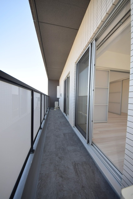 ベルシード東向島のバルコニー