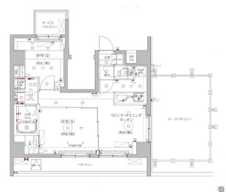 ベルシード東向島の間取り