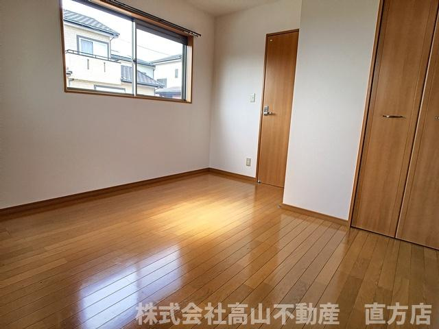 直方市大字感田のアパートの寝室