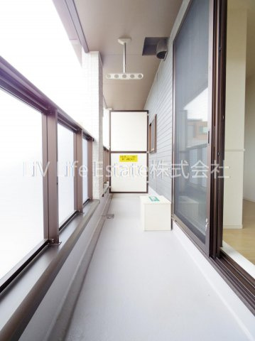 グランクレールＡのバルコニー