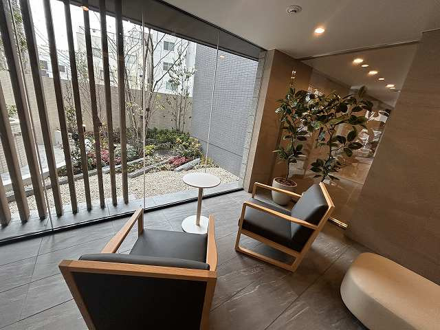 ブランシエスタ新丸子リバーフロントのロビー